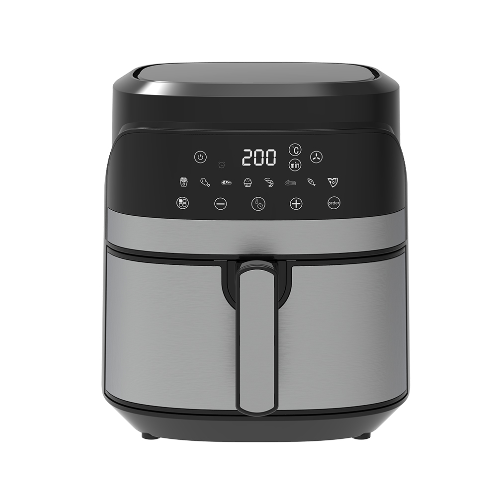 5.5L แผงสัมผัสอุณหภูมิดิจิตอลควบคุมเครื่องหม้อทอดอากาศ YYZG-550AS